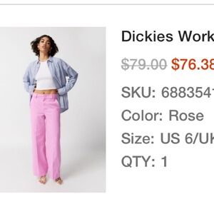 Dickies Wide Leg Pant